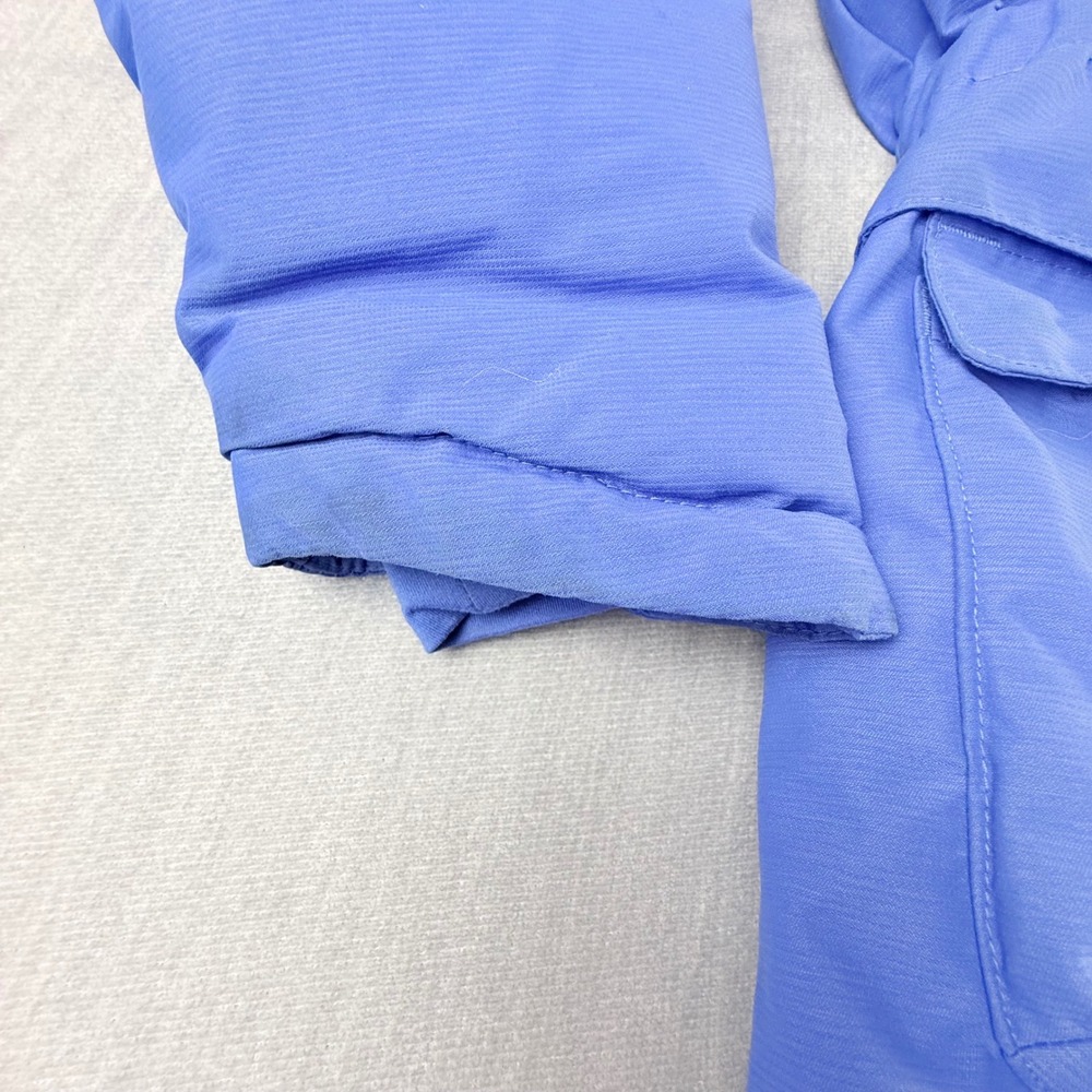 Columbia Girls Blue Omni-Heat Winter‎ Jacket Hooded Faux Fur Trim Size M 10/12 - Picture 3 of 7